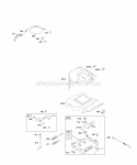 Controls Governor Spring Diagram and Parts List for 20E414-0162-E1  Briggs and Stratton Engine
